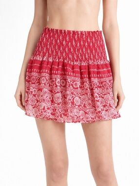 EXPRESS mini chiffon skirt w/ shorts under XS